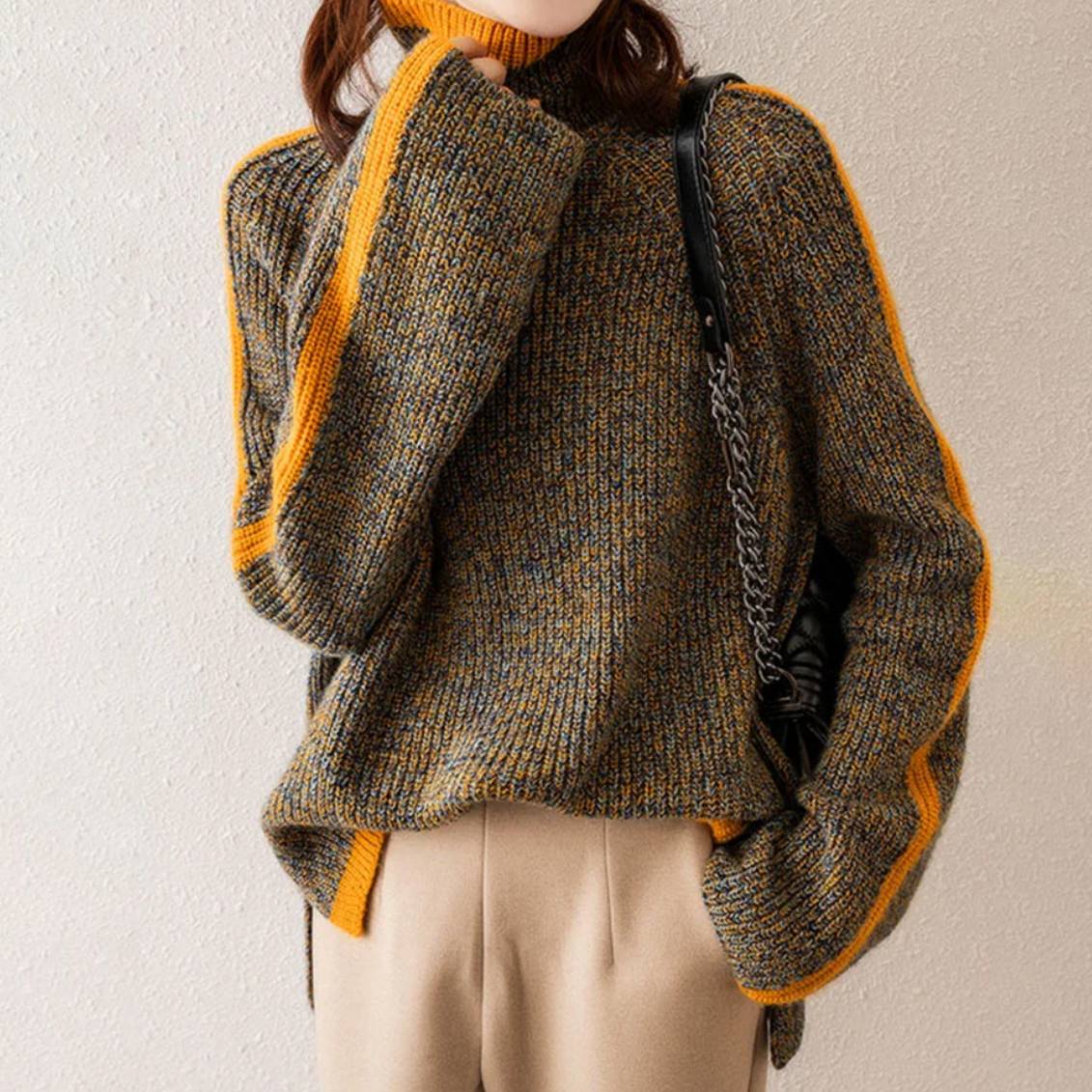 Udine Knitted Turtleneck Sweater