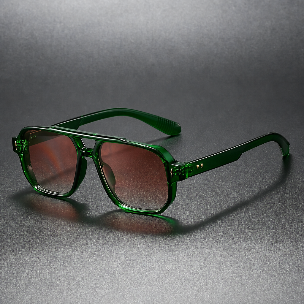 Men's Symi Sunglasses in Green