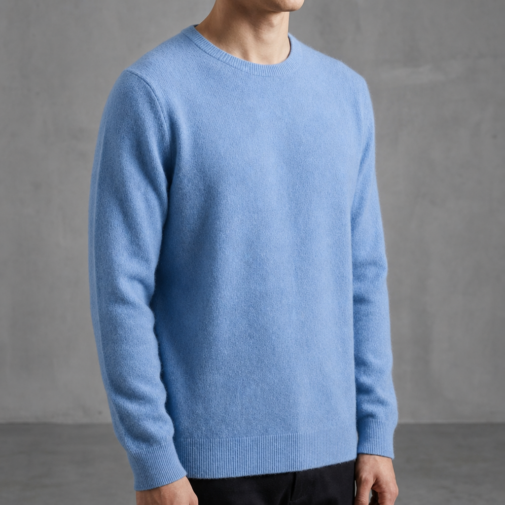 Montepulciano Cashmere Blend Sweater in Sky Blue