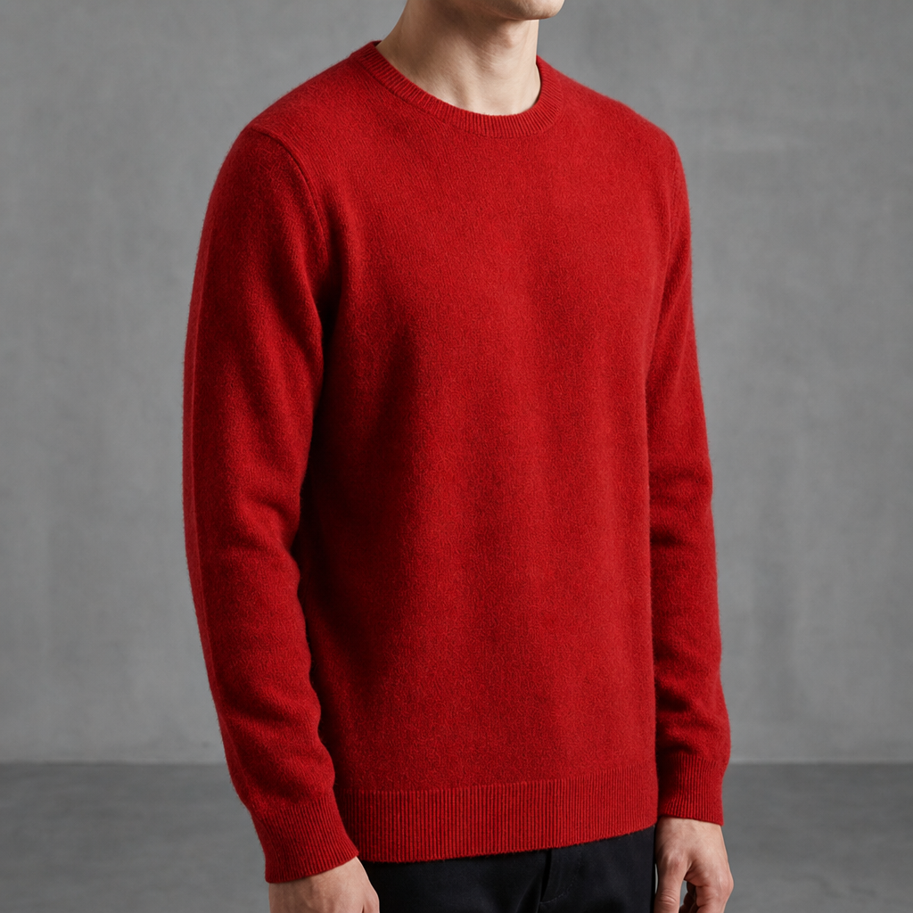Montepulciano Cashmere Blend Sweater in Red