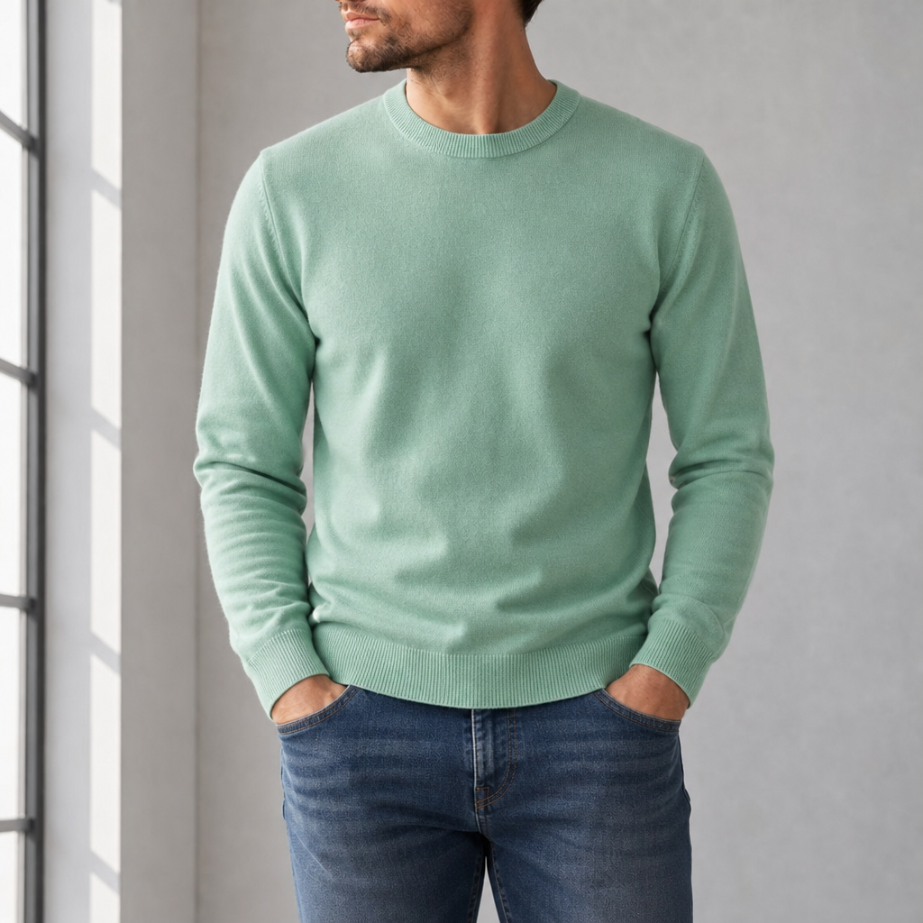 Polignano Cashmere Blend Sweater in Green