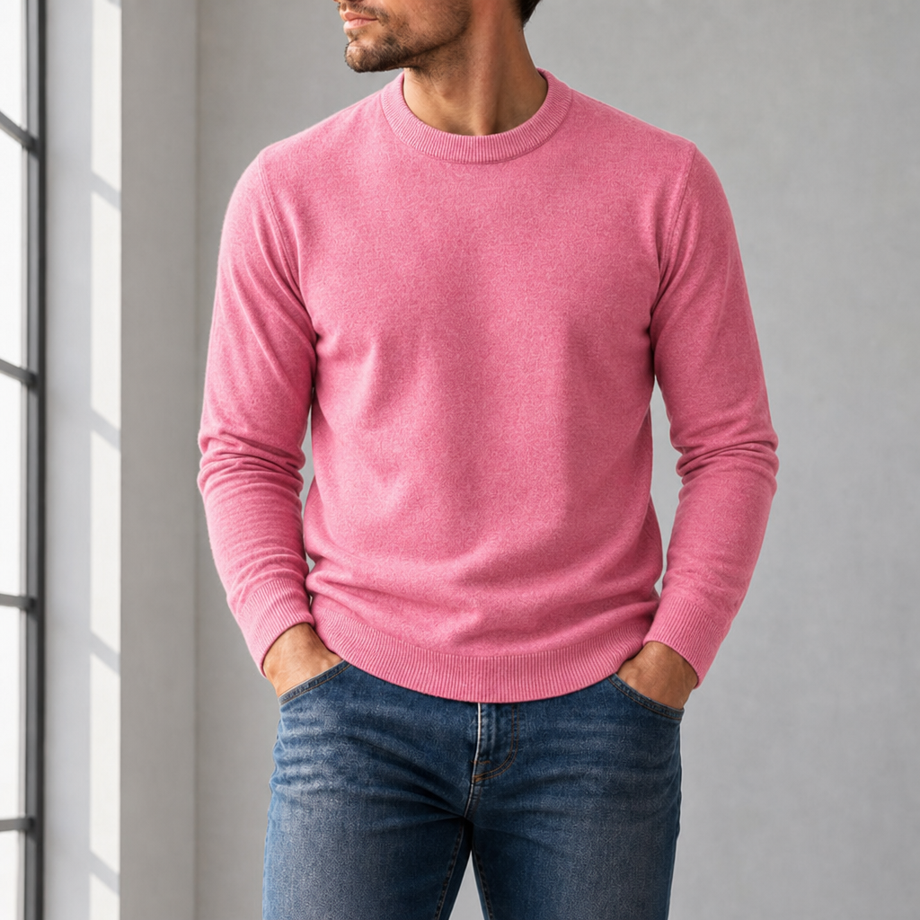 Polignano Cashmere Blend Sweater in Pink